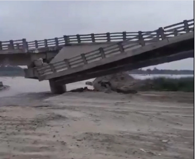 Bihar: Bridge, constructed at cost of Rs 12 cr, collapsed just before inauguration in Araria (VIDEO)