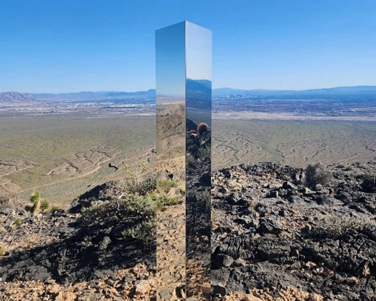Aliens erected a monolith in Nevada? Not likely.