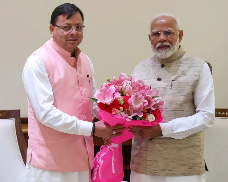 Uttarakhand CM Dhami meets PM Modi, congratulates him on becoming Prime Minister for 3rd time