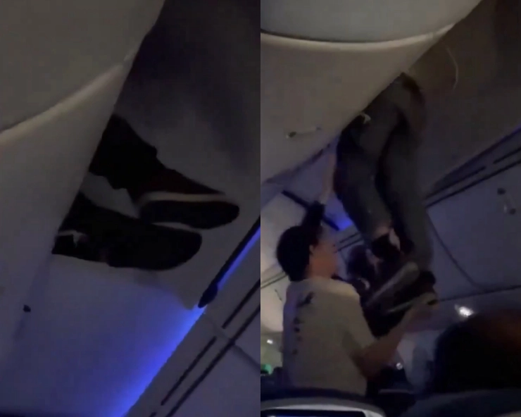 VIDEO: Passenger thrown into overhead compartment after severe turbulence on Air Europa flight