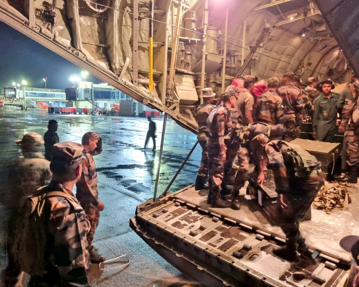 C130 Aircraft lands with rescue equipment, over 700 evacuated from landslide-hit Wayanad