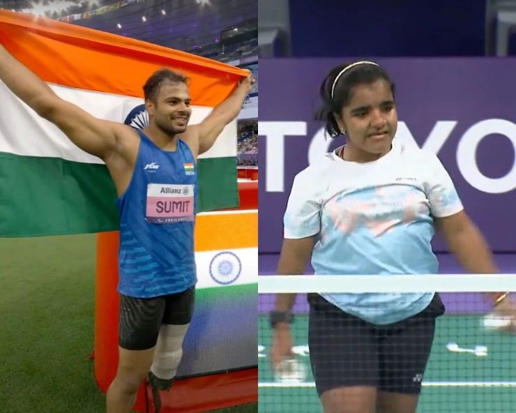 PM Modi congratulates Sumit Antil & Nithya Sre Sivan for winning medals at Paris Paralympics