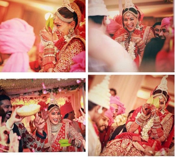 बिपाशाच्या लग्नाचे फोटो, पार्टीत सलमान आणि ऐश्वर्या
