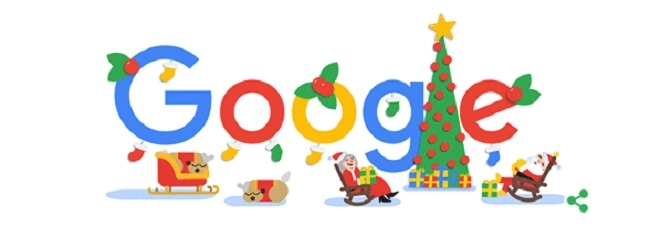 Christmas Google Doodle: ક્રિસમસ પર ગૂગલે બનાવ્યુ ડૂડલ, લખ્યુ હેપ્પી હૉલીડેઝ