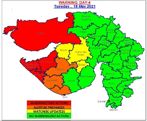 ગુજરાત પર આવનારા સંભવિત વાવાઝોડા તૌકતેની સ્થિતિને પહોંચી વળવા રાજ્ય સરકાર સંપૂર્ણ સજ્જ છે : મુખ્યમંત્રી વિજય રૂપાણી