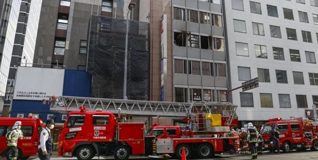 Japan Building Fire  : ઓસાકા શહેરના મેંટલ હેલ્થ ક્લીનિકમાં આગ, 10 મહિલાઓ સહિત 27ના મોત