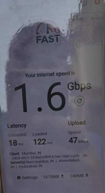 Testing of Reliance Jio's 5G trial services in Ahmedabad, download speed 1.5 Gbps
