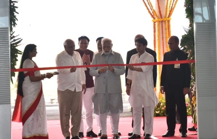PM Modi inaugurated the Greenfield International Airport in Rajkot