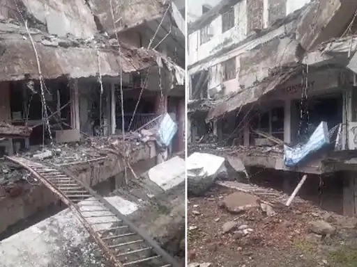 Building slab collapses in Bhavnagar