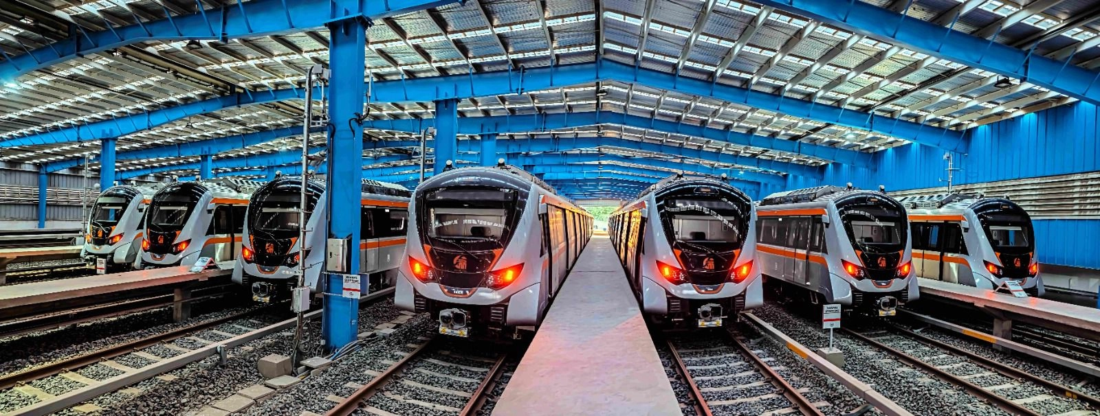 Ahmedabad metro rail facility