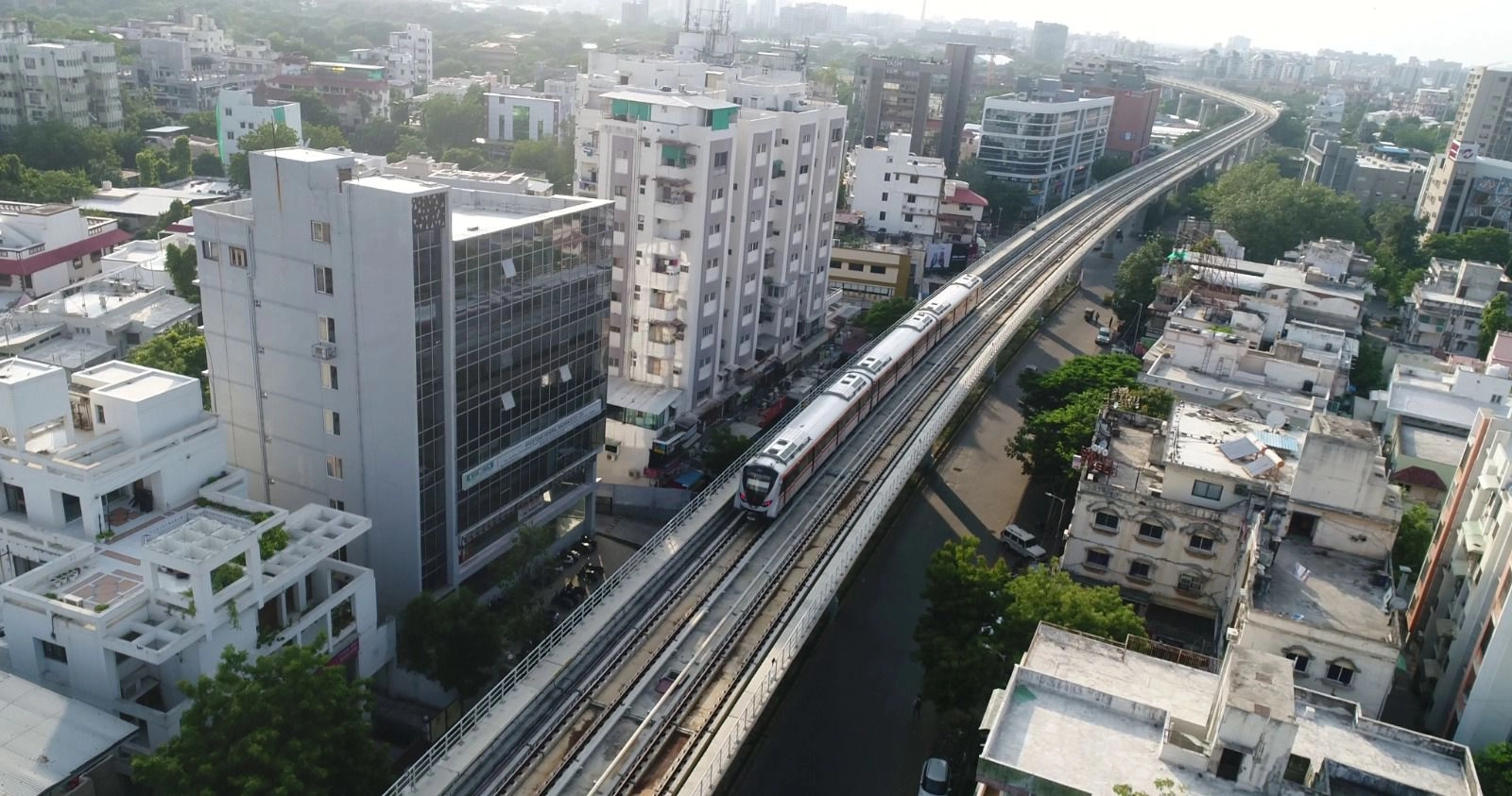 Ahmedabad metro rail facility