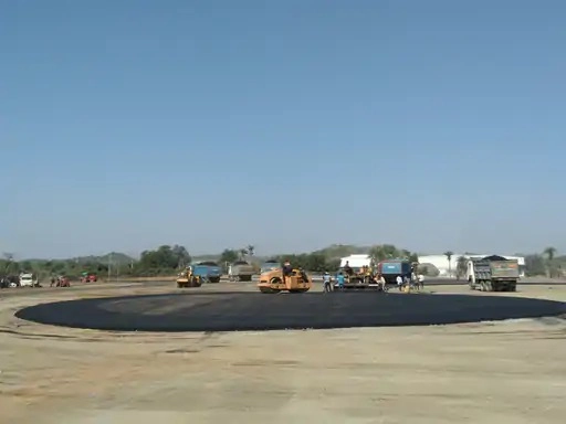 Four helipads at Chikhla