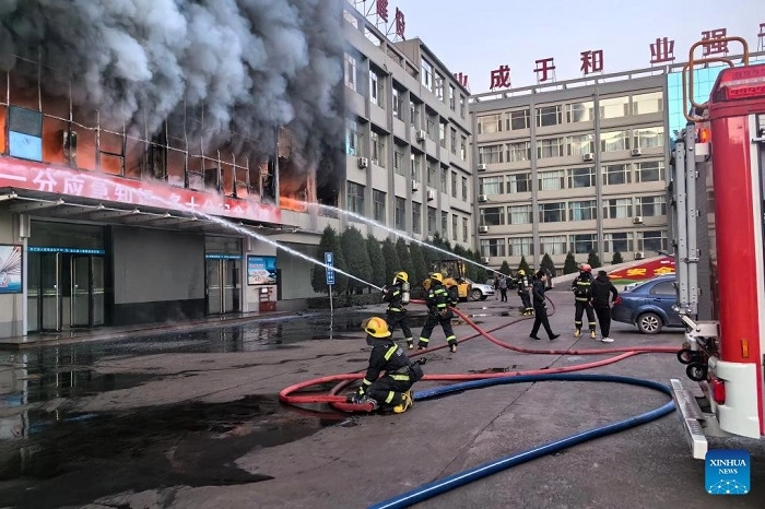 fire in china