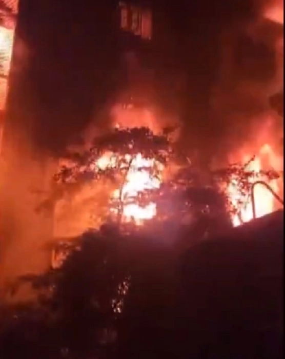 Fierce fire in Bawana area of ​​Delhi
