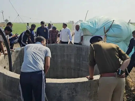 The dead bodies of three persons were found in a well