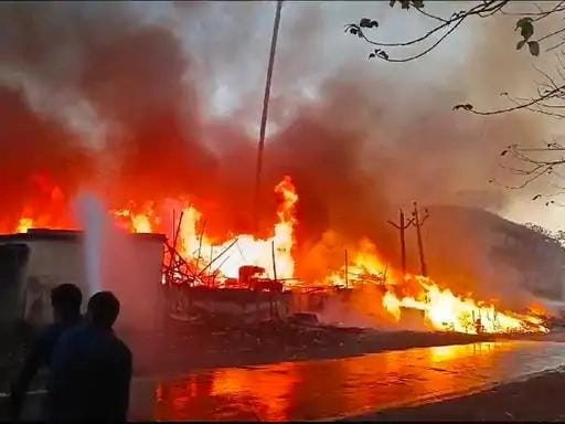 Horrific fire at Jain Packaging Company