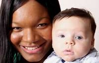 अश्वेत मां ने श्वेत शिशु को जन्म दिया