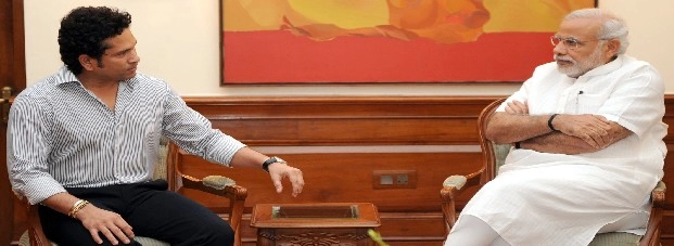 प्रधानमंत्री मोदी से मिले सचिन, फिल्म को लेकर की चर्चा