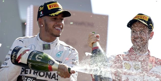 लुईस हेमिल्टन ने जीती इटली ग्रां प्री - Lewis Hamilton