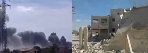 फ्रांसीसी विमानों ने आईएस के गढ़ पर किए हमले - french warplanes bombard isis raqqa