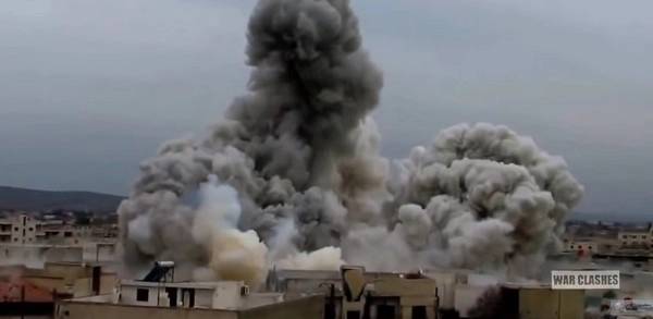 रूस ने किया ISIS पर खतरनाक रासायनिक बमों से हमला...(Video)