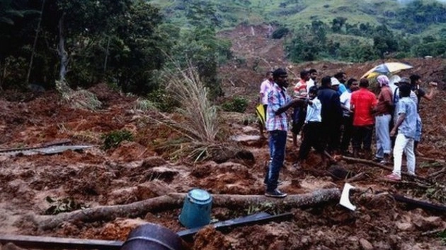 मलबे में दबे 150 लोगों के जीवित होने की संभावना क्षीण - Sri Lanka, heavy rain