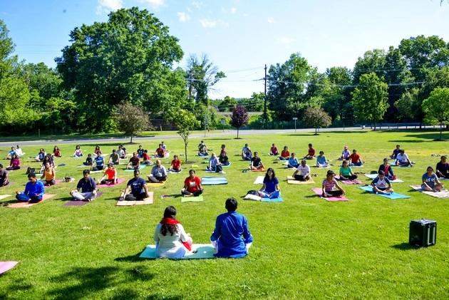 अमेरिका में अंतरराष्ट्रीय योग दिवस मनाया गया - International Yoga Day in USA