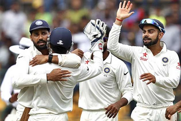 भारत की जीत के बाद लगे 'वंदे मातरम' के नारे - Indian Cricket Team, India New Zealand Test, Kanpur