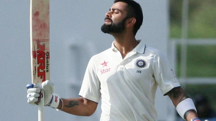 इंदौर टेस्ट में विराट कोहली का दोहरा शतक, रहाणे 200 रन से चूके - India Newzealand test