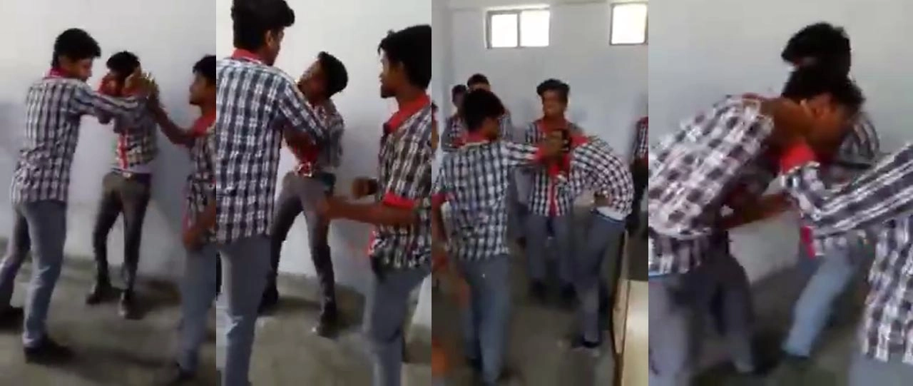 सेंट्रल स्कूल में दबंग बाप के बेटों का वीडियो हुआ वायरल - Overbearing, Bihar, father