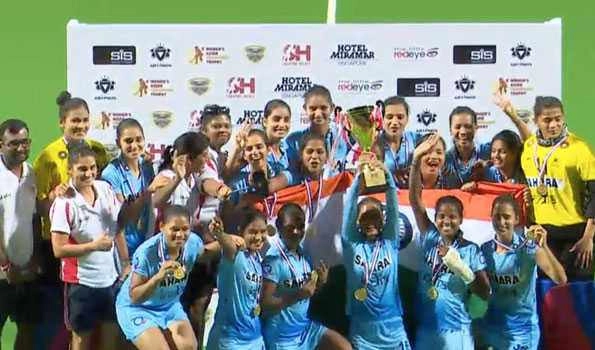 भारतीय महिला हॉकी टीम ने जीती एशियाई चैंपियंस ट्रॉफी