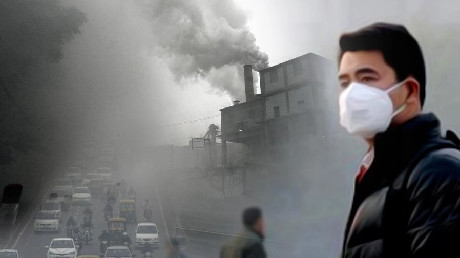 चीन के शहरों में तीसरे दिन भी प्रदूषण