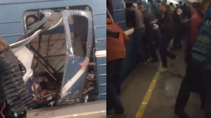 सेंट पीटर्सबर्ग मेट्रो में बड़ा धमाका, 10 लोगों की मौत - St. Petersburg Blast 10 deaths
