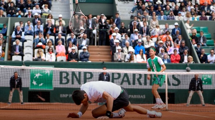 जोकोविच फ्रेंच ओपन में उलटफेर के शिकार - French Open, Novak Djokovic