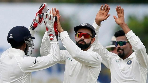 दूसरे टेस्ट में भारतीय गेंदबाज चमके, श्रीलंका 205 पर ढेर