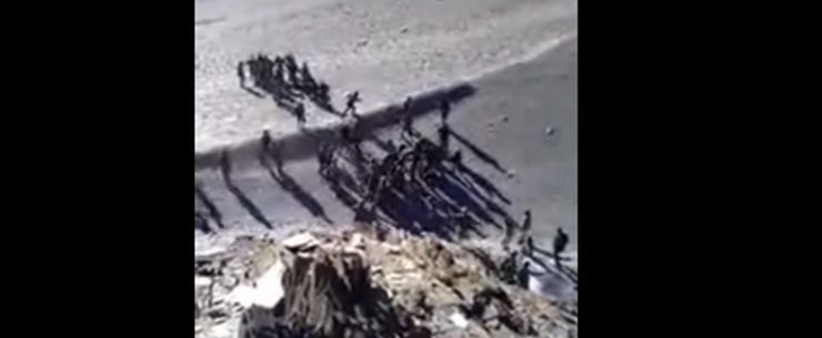 सामने आया भारतीय-चीनी सैनिकों के पथराव का वीडियो