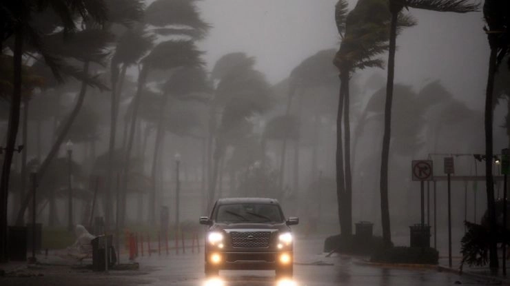 तूफान 'इरमा' निचले फ्लोरिडा कीज से टकराया - Irma, Florida Keys