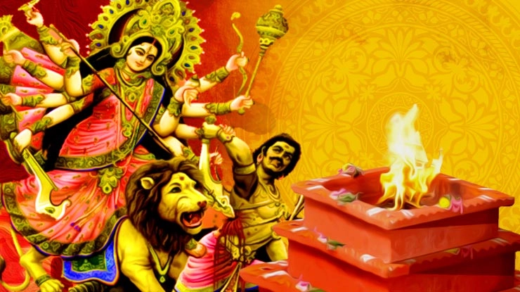 नवरात्रि विशेष : दुर्गाष्टमी और महानवमी पर ऐसे करें हवन, पढ़ें सरल विधि...