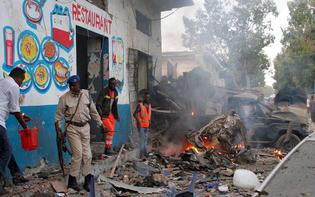 मोगादिशु में होटल के बाहर धमाका, 18 की मौत | mogadishu blast