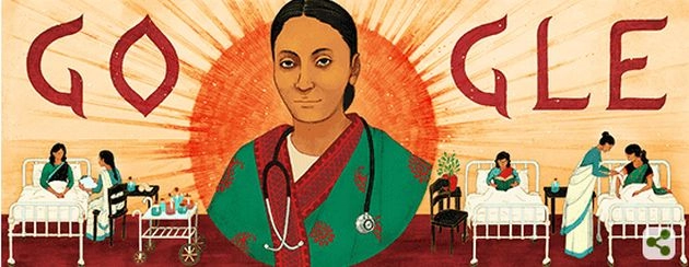पहली भारतीय महिला डॉक्टर रुखमाबाई को गूगल ने इस तरह दी श्रद्धांजलि... - First Indian lady doctor ‪‪Rukhmabai‬