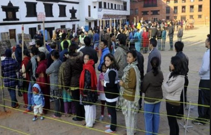 नेपाल के ऐतिहासिक चुनाव के पहले चरण में 65 प्रतिशत मतदान
