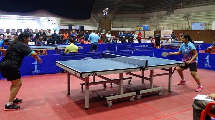 बीएसएनएल टेबल टेनिस : टीम स्पर्धा में मेजबान मप्र का 'गोल्डन डबल'