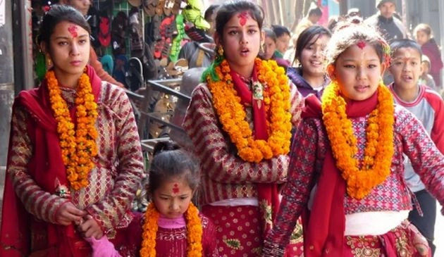 नेपाल में धूमधाम से मनाई 'बसंत पंचमी'
