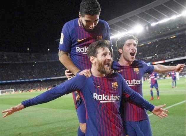 सुआरेज और मैसी चमके, बार्सिलोना 2-1 से जीता - Barcelona, Louise Suarez, Lionel Messi