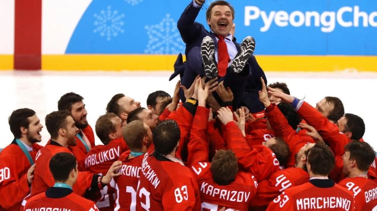 रूस ने सडन डेथ में जीता हॉकी का स्वर्ण, प्रतिबंधित राष्ट्रगान गाया - Winter Olympic Games South Korea