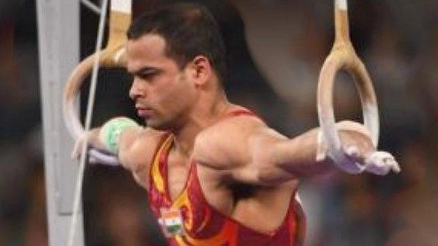 जिम्नास्ट योगेश्वर ऑलराउंड स्पर्धा में 14वें स्थान पर रहे - gymnastics Yogeshwar Singh