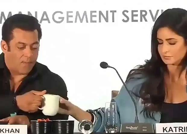 एक ही कप से कॉफी पी रहे थे सलमान-कैटरीना... वीडियो वायरल - Salman Khan, katrina Kaif, coffeer, VDO, Viral