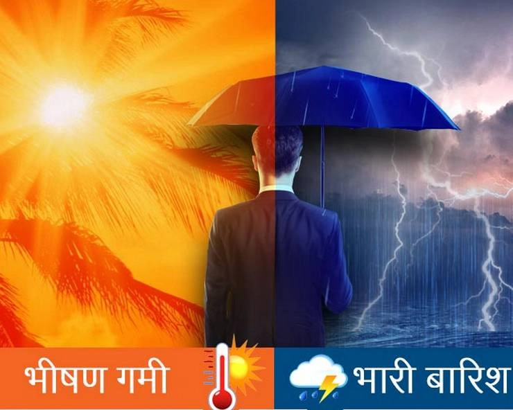 मौसम अपडेट : राजस्थान में गर्मी से हाहाकार, एमपी और यूपी में बदला मौसम का मिजाज - weather update