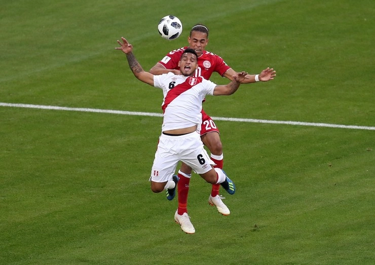 FIFA WC 2018 : पॉलसन के गोल से डेनमार्क की पेरू पर 1-0 से जीत - Denmark, Palson Penalty Peru FIFA World Cup Match