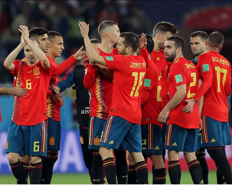 FIFA 2018: रैफरी ने बदला फैसला, मोरक्को के खिलाफ ड्रॉ खेलकर प्री-क्वार्टर फाइनल में पहुंचा स्पेन - match draw between morocco and spain in fifa world cup 2018